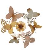 Bougeoir Shine multicolore - 39x35.5x7 cm