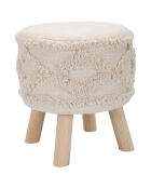 Tabouret Damasco naturel - Ø 35x40 cm