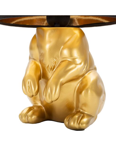 Lampe de Table Rabbit doré/noir - Ø 20x43 cm
