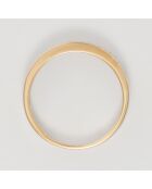 Anillo de oro amarillo y diamantes de 0,12 quilates