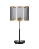Levels Tafellamp zwart/goud - Ø 25x48 cm