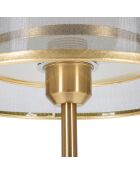 Levels Tafellamp zwart/goud - Ø 25x48 cm