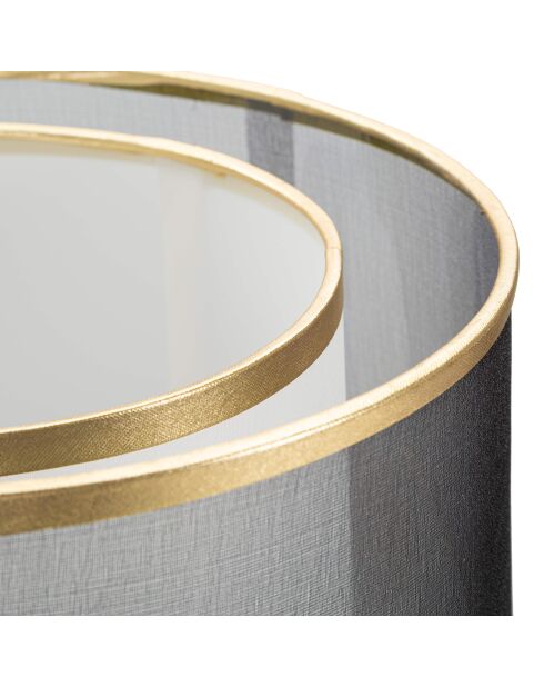 Levels Tafellamp zwart/goud - Ø 25x48 cm