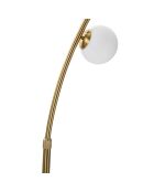 Lampadaire Glamy Arc 6 Luci doré/blanc - 130x45x220-246 cm