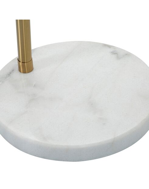 Lampadaire Glamy Arc 6 Luci doré/blanc - 130x45x220-246 cm