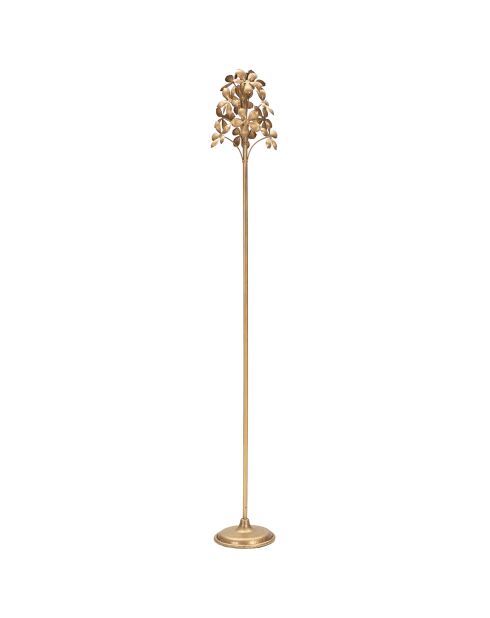 Bougeoir Flowy doré - Ø 17x118 cm