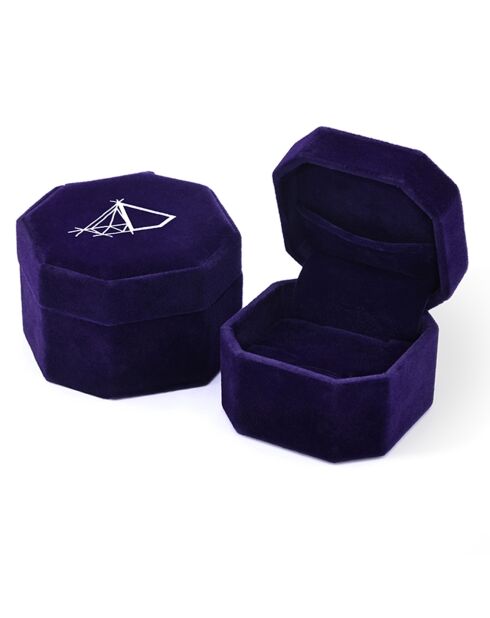 Bague Diamants 0.046 ct or blanc