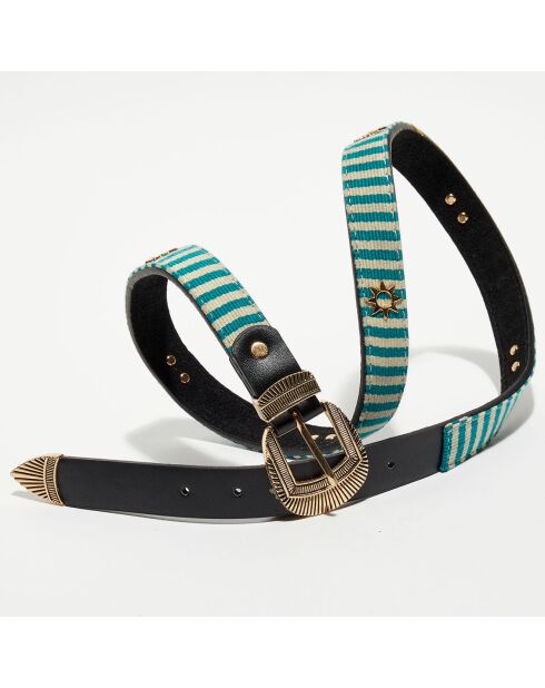 Ceinture en Cuir Sayulita noire