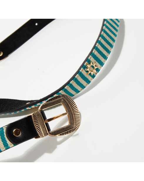 Ceinture en Cuir Sayulita noire