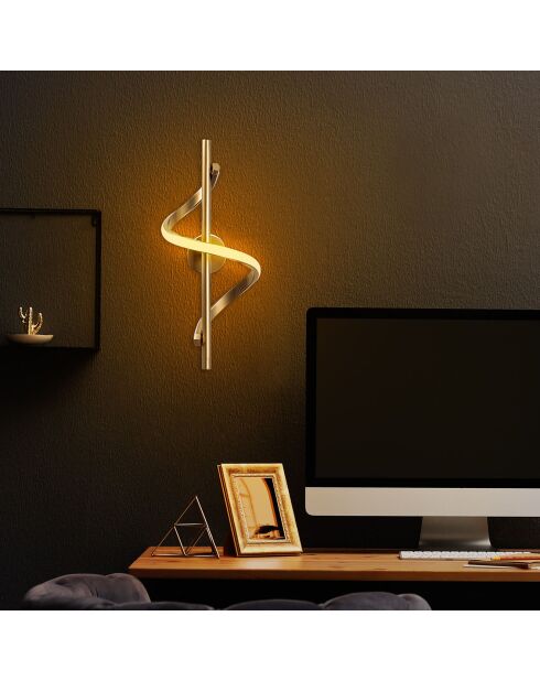 Likma goldene Wandleuchte - 16x41x25 cm