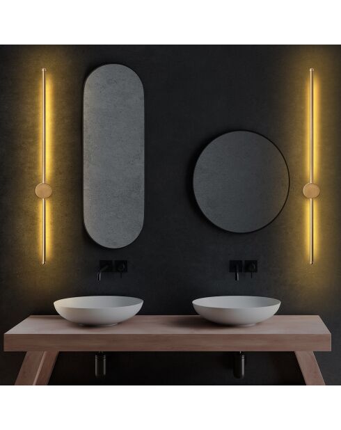 Applique murale Sword dorée - 91x10x7 cm