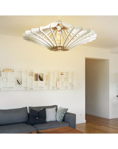 Lustre 169 blanc- D.59x22 cm