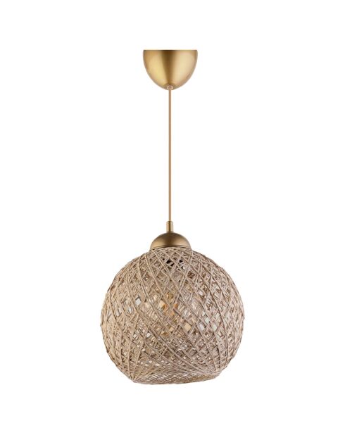 Lustre 190JK marron/blanc - D.24x22 cm