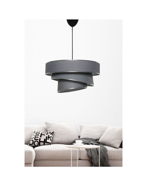 Lampadario Couper antracite - 40x40 cm