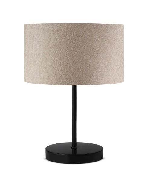 AYD tafellamp beige/zwart - 24x15 cm