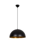 Lustre Sivani noir/doré- D.40x116 cm