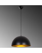 Lustre Sivani noir/doré- D.40x116 cm
