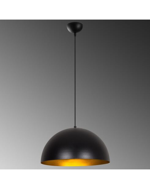 Lustre Sivani noir/doré- D.40x116 cm