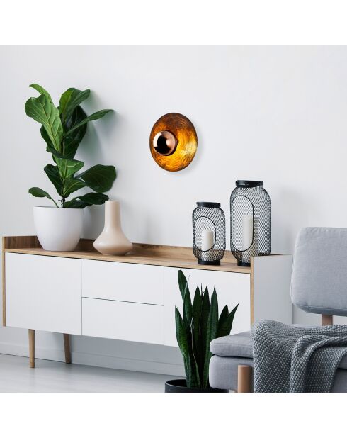 Applique murale Kurt bronze - D.38x31 cm