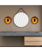 Applique murale Kurt bronze - D.38x31 cm