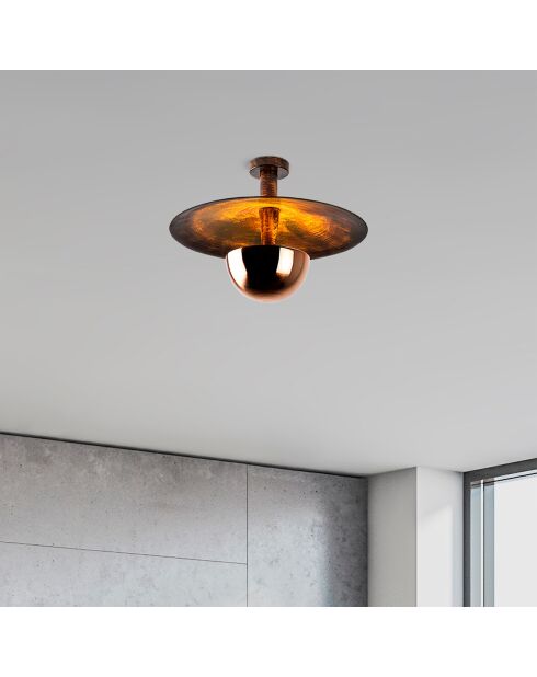 Lámpara Kurt de bronce - 48x35 cm