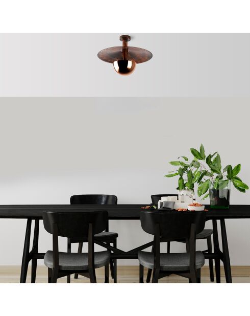 Lámpara Kurt de bronce - 48x35 cm