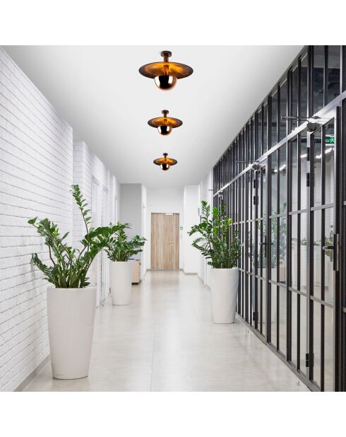 Lámpara Kurt de bronce - 48x35 cm