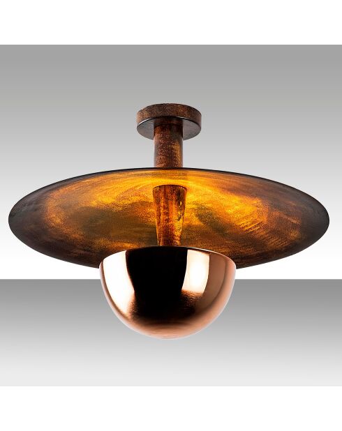 Lámpara Kurt de bronce - 48x35 cm