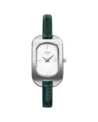 Montre Femme Ballerine lézard bleu canard
