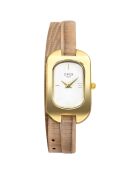 Montre Femme Ballerine lézard beige