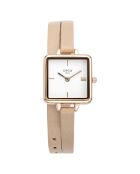 Montre Femme Mini Square beige