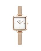 Montre Femme Mini Square beige