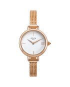 Montre Femme Mini Rotonde doré rose
