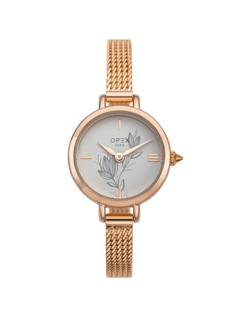Montre Femme Mini Rotonde doré rose