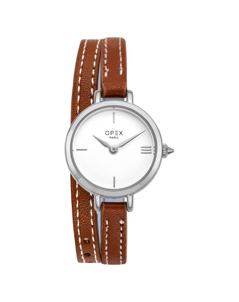 Montre Femme Mini Rotonde marron