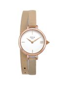 Montre Femme Mini Rotonde beige
