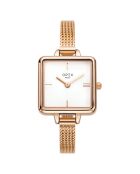 Montre Femme Mini Square doré rose