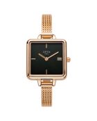 Montre Femme Mini Square doré rose