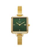 Montre Femme Mini Square dorée