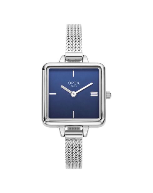 Montre Femme Mini Square argentée