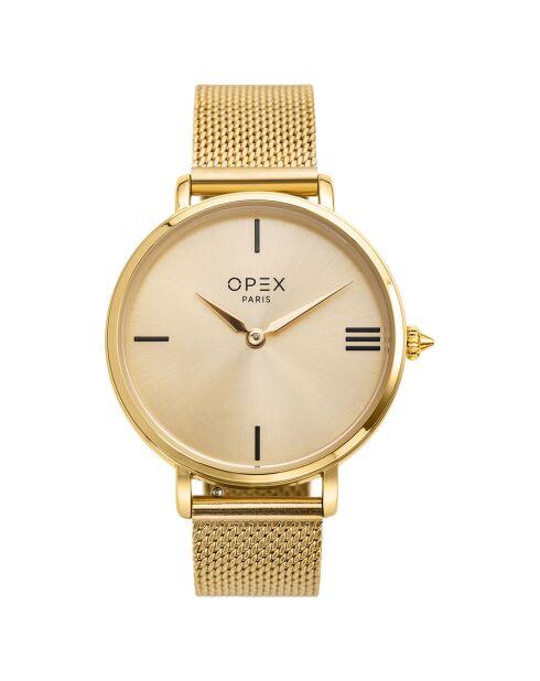 Montre Femme Rotonde dorée