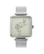 Montre Femme Square argentée