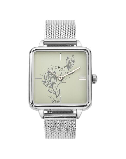 Montre Femme Square argentée