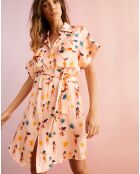 Robe courte Clothilde rose