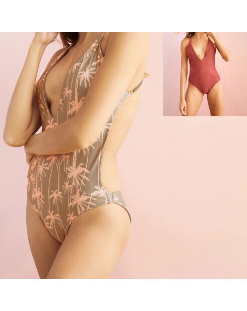 Maillot de bain 1 pièce Adam caramel/chestnut