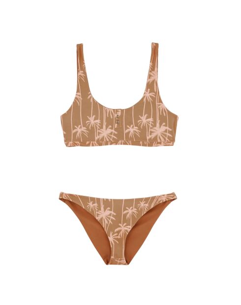 Maillot de bain 2 pièces Niels caramel/chestnut