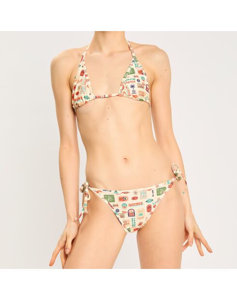 Maillot de bain 2 pièces Solare vanille