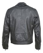 Veste en Cuir Brazza noire