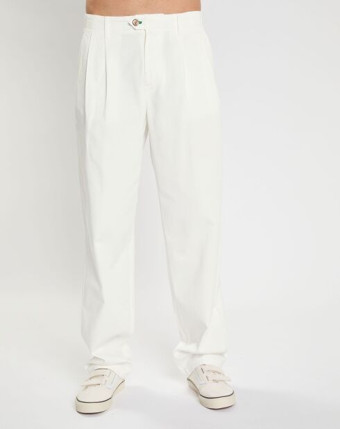 Pantalon large Shawn écru