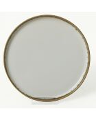 Service de table en céramique - 24 pièces blanc